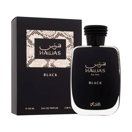 Rasasi Hawas Black-100ml Royal Oud Perfumes