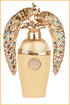 Lattafa AFEEF 100ml by Royal Oud Perfumes comes in a gold bottle with two ornate, jewel-encrusted peacocks facing each other. The ribbed texture and embossed label evoke the allure of classic perfume arabe.