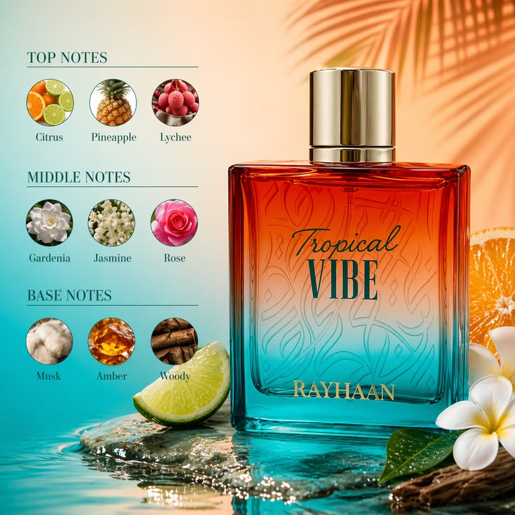 Rayhaan TROPICAL VIBE Royal Oud Perfumes
